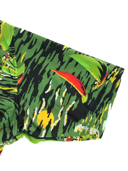 【中古品】【メンズ】 Supreme シュプリーム HAWAIIAN SHIRT ハワイアンシャツ 半袖シャツ アロハシャツ 149-251106-na-03-tag サイズ：L カラー：グリーン系 万代Net店