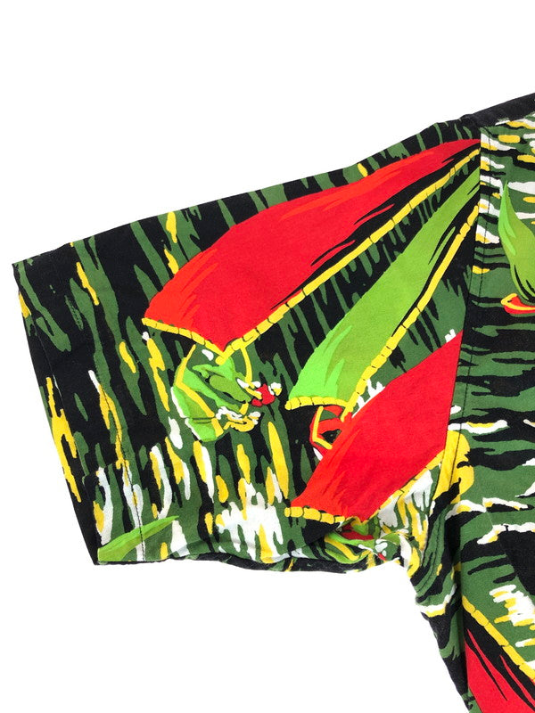 【中古品】【メンズ】 Supreme シュプリーム HAWAIIAN SHIRT ハワイアンシャツ 半袖シャツ アロハシャツ 149-251106-na-03-tag サイズ：L カラー：グリーン系 万代Net店