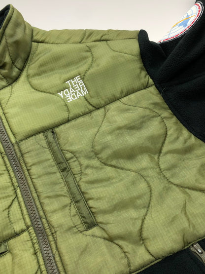 【中古品】【メンズ】 READYMADE レディメイド FLEECE JACKET RE-PO-BL-00-00-110 フリースジャケット アウター 142-251028-rt-08-tag サイズ：2 カラー：カーキ/ブラック 万代Net店