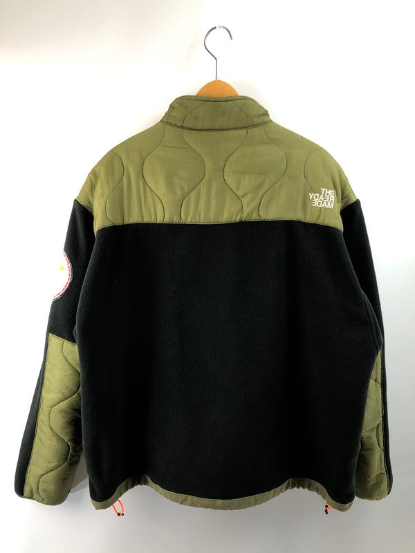 【中古品】【メンズ】 READYMADE レディメイド FLEECE JACKET RE-PO-BL-00-00-110 フリースジャケット アウター 142-251028-rt-08-tag サイズ：2 カラー：カーキ/ブラック 万代Net店