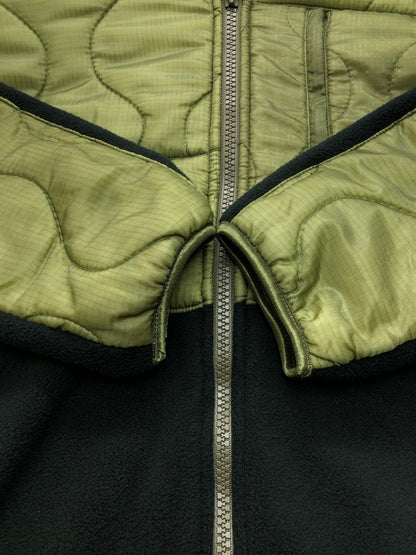 【中古品】【メンズ】 READYMADE レディメイド FLEECE JACKET RE-PO-BL-00-00-110 フリースジャケット アウター 142-251028-rt-08-tag サイズ：2 カラー：カーキ/ブラック 万代Net店