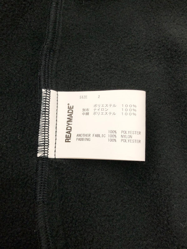 【中古品】【メンズ】 READYMADE レディメイド FLEECE JACKET RE-PO-BL-00-00-110 フリースジャケット アウター 142-251028-rt-08-tag サイズ：2 カラー：カーキ/ブラック 万代Net店