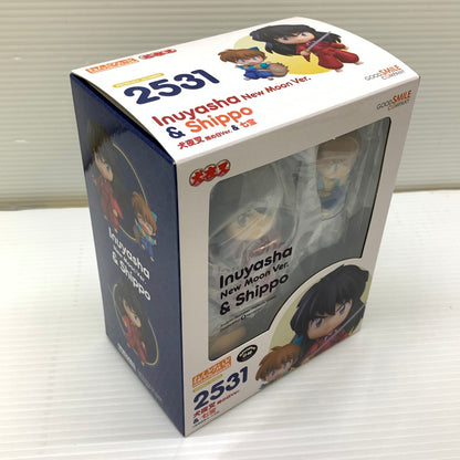 【未使用品】 グッドスマイルカンパニー ねんどろいど 2531 犬夜叉 朔の日Ver.＆七宝 ノンスケール 塗装済可動 フィギュア 052-251029-cn-9-min 万代Net店