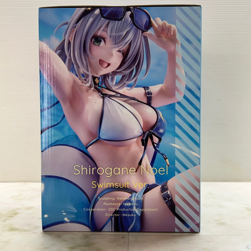 【中古品】 ホロライブ 白銀ノエル グッドスマイルカンパニー 水着Ver.　1/ 7スケールフィギュア hololive おもちゃ 045-251015-em-02-min 万代Net店