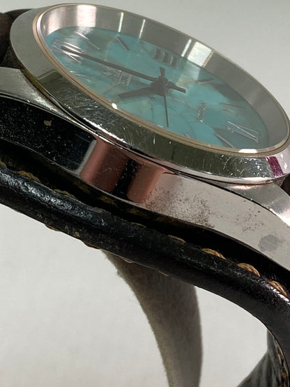 【中古品】【メンズ】 SAAD サード ターコイズ 自動巻き時計 196-250122-AS-14-min カラー：ブラウン系 万代Net店