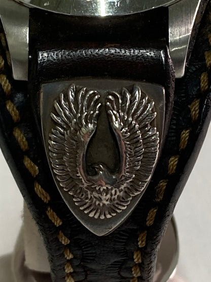 【中古品】【メンズ】 SAAD サード ターコイズ 自動巻き時計 196-250122-AS-14-min カラー：ブラウン系 万代Net店