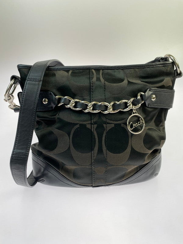 【中古品】【レディース】 COACH コーチ ショルダーバッグ 鞄 180-250129-AS-32-min カラー：ブラック系 万代Net店