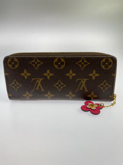 【中古品】【レディース】 LOUIS VUITTON ルイ・ヴィトン LONG WALLET M68314 CI4138 モノグラム ポルトフォイユ クレマンス 長財布 179-250204-yn-18-min カラー：ブラウン 万代Net店