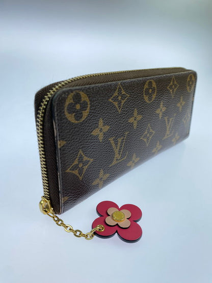 【中古品】【レディース】 LOUIS VUITTON ルイ・ヴィトン LONG WALLET M68314 CI4138 モノグラム ポルトフォイユ クレマンス 長財布 179-250204-yn-18-min カラー：ブラウン 万代Net店