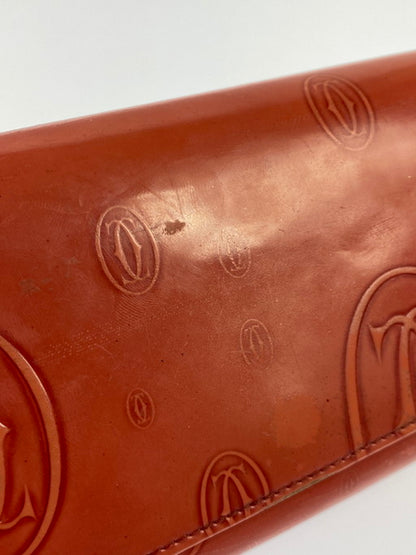 【現状渡し品】【レディース】 CARTIER カルティエ ハッピーバースデー 二つ折り長財布 3001252 財布 181-250204-jt-17-min カラー：RED 万代Net店