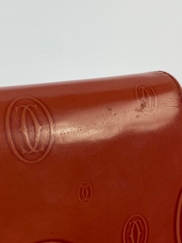 【現状渡し品】【レディース】 CARTIER カルティエ ハッピーバースデー 二つ折り長財布 3001252 財布 181-250204-jt-17-min カラー：RED 万代Net店