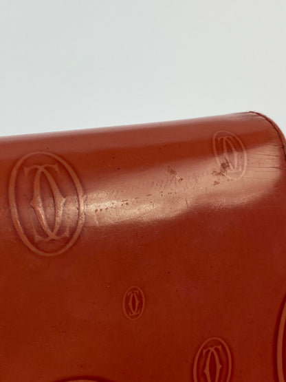 【現状渡し品】【レディース】 CARTIER カルティエ ハッピーバースデー 二つ折り長財布 3001252 財布 181-250204-jt-17-min カラー：RED 万代Net店