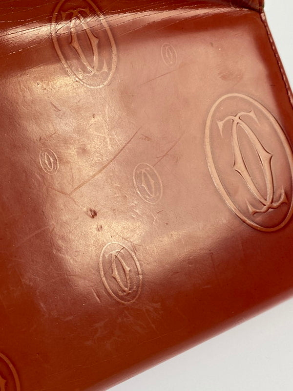 【現状渡し品】【レディース】 CARTIER カルティエ ハッピーバースデー 二つ折り長財布 3001252 財布 181-250204-jt-17-min カラー：RED 万代Net店