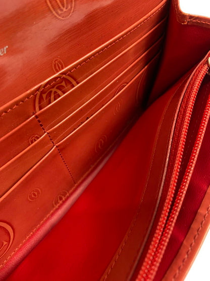 【現状渡し品】【レディース】 CARTIER カルティエ ハッピーバースデー 二つ折り長財布 3001252 財布 181-250204-jt-17-min カラー：RED 万代Net店