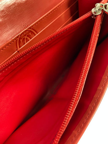 【現状渡し品】【レディース】 CARTIER カルティエ ハッピーバースデー 二つ折り長財布 3001252 財布 181-250204-jt-17-min カラー：RED 万代Net店