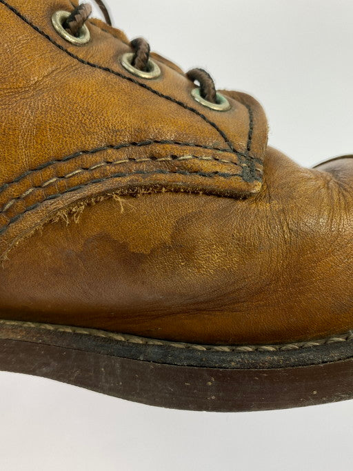 【中古品】【メンズ/レディース】 RED WING レッドウィング 8112 アイアンレンジ ブーツ 靴 164-250123-me-15-min サイズ：25.5cm US7.5 カラー：ブラウン 万代Net店