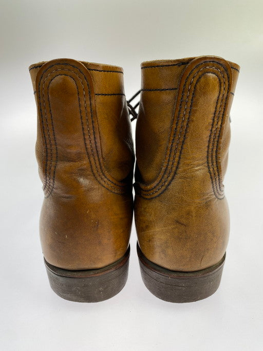 【中古品】【メンズ/レディース】 RED WING レッドウィング 8112 アイアンレンジ ブーツ 靴 164-250123-me-15-min サイズ：25.5cm US7.5 カラー：ブラウン 万代Net店