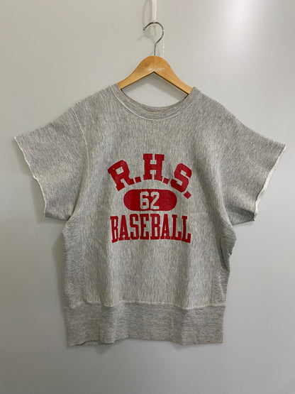 【中古品】【メンズ】 Champion チャンピオン REVERSE WEAVE 青単タグ 70S R.H.S.BASEBALL CUT-OFF SWEATSHIRT スウェットシャツ トップス 146-250126-ks-08-min サイズ：M カラー：ライトグレー 万代Net店