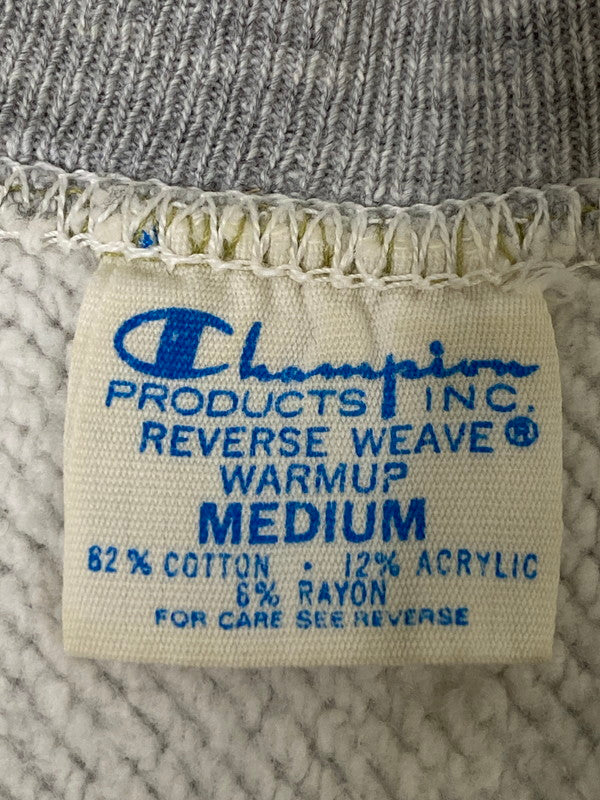 【中古品】【メンズ】 Champion チャンピオン REVERSE WEAVE 青単タグ 70S R.H.S.BASEBALL CUT-OFF SWEATSHIRT スウェットシャツ トップス 146-250126-ks-08-min サイズ：M カラー：ライトグレー 万代Net店