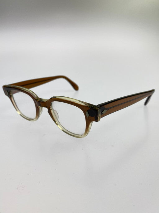 【中古品】【メンズ】 TART OPTICAL タートオプティカル BRYAN BROWN 50-60'S ブライアン メガネ 眼鏡 メンズ ヴィンテージ 40□22 203-250130-em-08-min 万代Net店