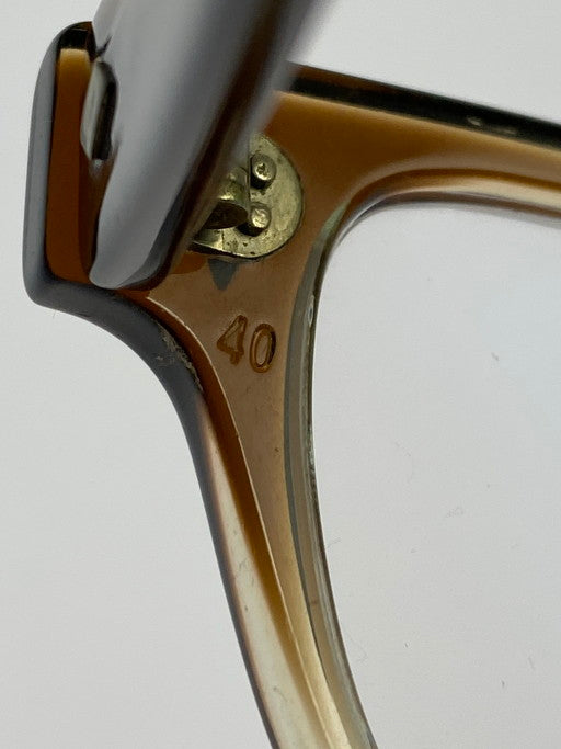 【中古品】【メンズ】 TART OPTICAL タートオプティカル BRYAN BROWN 50-60'S ブライアン メガネ 眼鏡 メンズ ヴィンテージ 40□22 203-250130-em-08-min 万代Net店