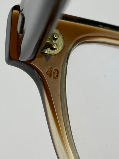 【中古品】【メンズ】 TART OPTICAL タートオプティカル BRYAN BROWN 50-60'S ブライアン メガネ 眼鏡 メンズ ヴィンテージ 40□22 203-250130-em-08-min 万代Net店