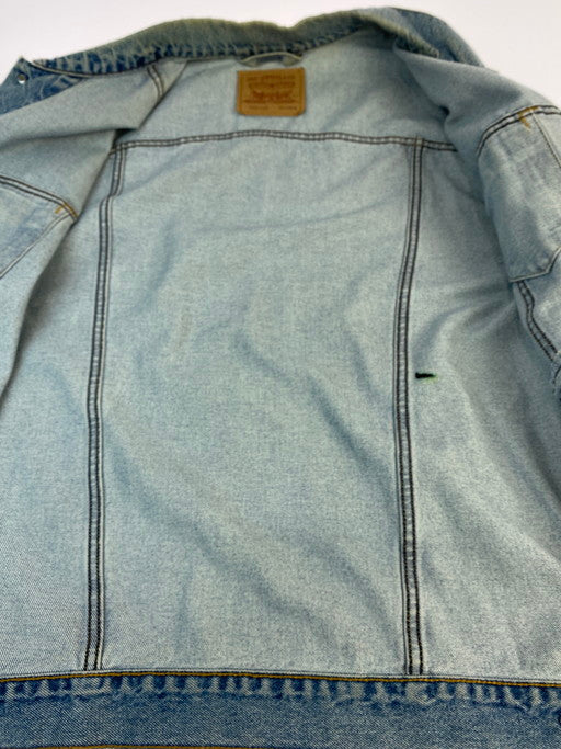 【中古品】【メンズ】 Levi's リーバイス DENIM JACKET 70507-0389 デニムジャケット アウターデニム 147-250218-jt-17-min サイズ：XXL カラー：ライトインディゴ 万代Net店