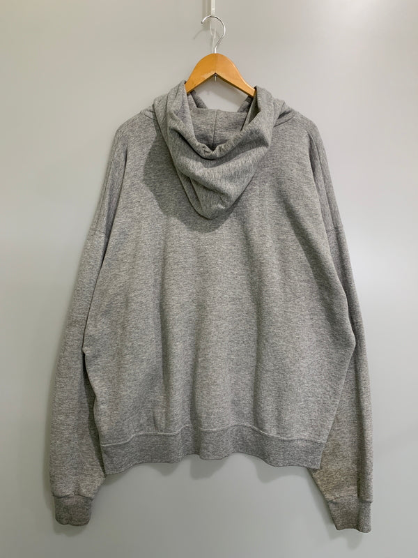 【現状渡し品】【メンズ】 CHAMPION チャンピオン AUTHELNTIC APPALEL 90's メキシコ製 L/S LOGO HOODED 90年代 ロングスリーブ ロゴ フーディー パーカー トップス 146-260617-yn-07-min サイズ：XXL カラー：グレー 万代Net店