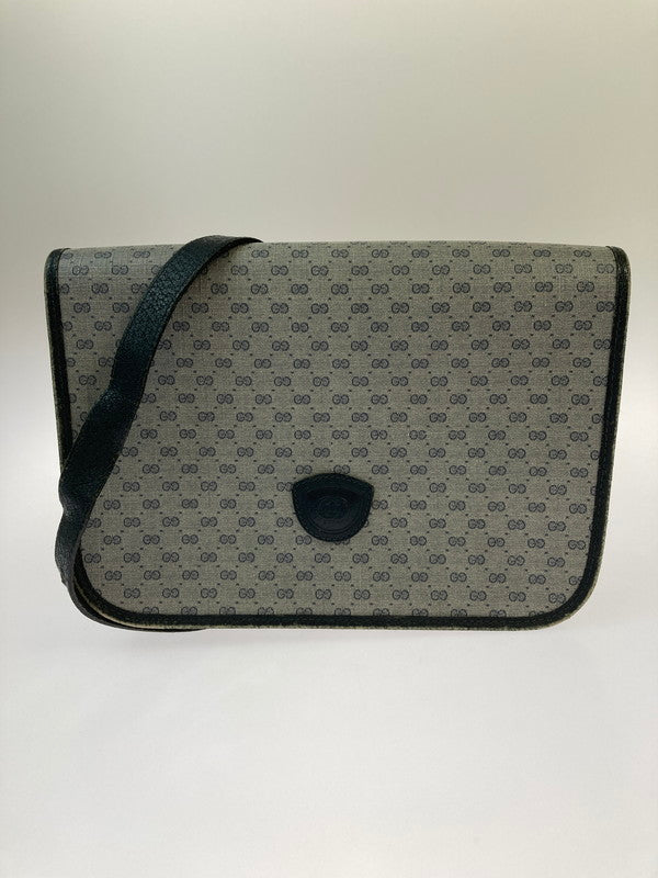 【現状渡し品】【レディース】 GUCCI グッチ OLD GUCCI 001 116 0847 マイクロGG ショルダーバッグ オールドグッチ ショルダーバッグ カバン 180-250213-jt-09-min カラー：ブルーグレー 万代Net店