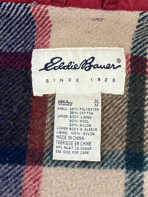 【中古品】【メンズ】 EDDIE BAUER エディーバウアー 白タグ 90S MOUNTAIN PARKA マウンテンパーカー アウター 144-250225-AS-65-min サイズ：M カラー：レッド 万代Net店