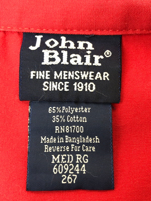 【中古品】【メンズ】 JOHN BLAIR ジョン・ブレア S S SWINGTOP スウィングトップ 146-260423-zi-18-min カラー：レッド 万代Net店