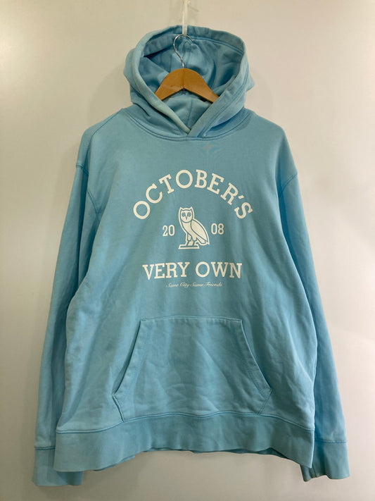 【中古品】【メンズ】 OCTOBER'S VERY OWN PULLOVER HOODIE オクトーバーズ ベリーオウン プルオーバーフーディー パーカー トップス 142-250212-yn-13-min サイズ：2XL カラー：ライトブルー 万代Net店