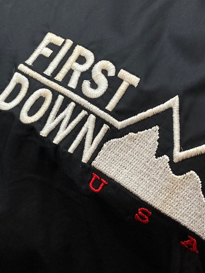 【中古品】【メンズ】  FIRST DOWN ファーストダウン F142500 BUBBLE DOWN JKT BANDANA アウター ダウンジャケット 144-250125-AS-39-min サイズ：XL カラー：ブラック/ネイビー 万代Net店