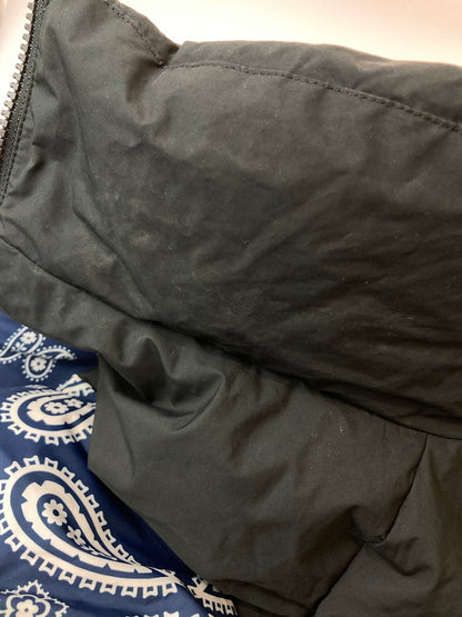 【中古品】【メンズ】  FIRST DOWN ファーストダウン F142500 BUBBLE DOWN JKT BANDANA アウター ダウンジャケット 144-250125-AS-39-min サイズ：XL カラー：ブラック/ネイビー 万代Net店