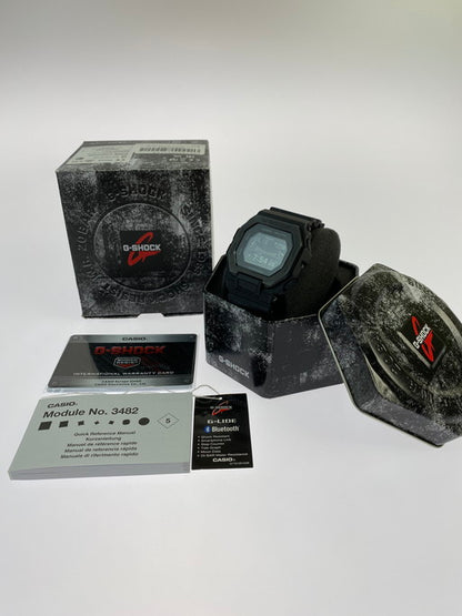 【中古品】【メンズ】 G-SHOCK ジーショック デジタル クオーツ腕時計 GBX-100NS-1ER メンズウォッチ 樹脂バンド  196-250130-em-03-min カラー：ブラック クオーツ ブラック文字盤 万代Net店