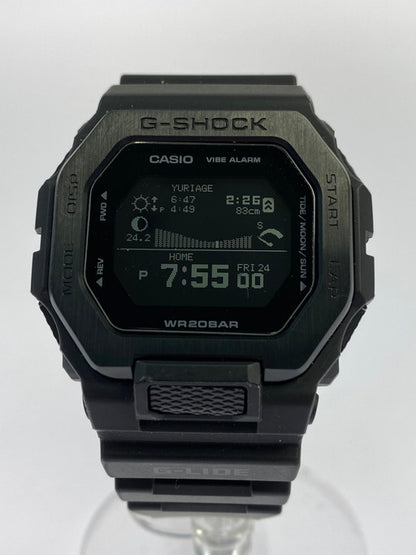 【中古品】【メンズ】 G-SHOCK ジーショック デジタル クオーツ腕時計 GBX-100NS-1ER メンズウォッチ 樹脂バンド  196-250130-em-03-min カラー：ブラック クオーツ ブラック文字盤 万代Net店