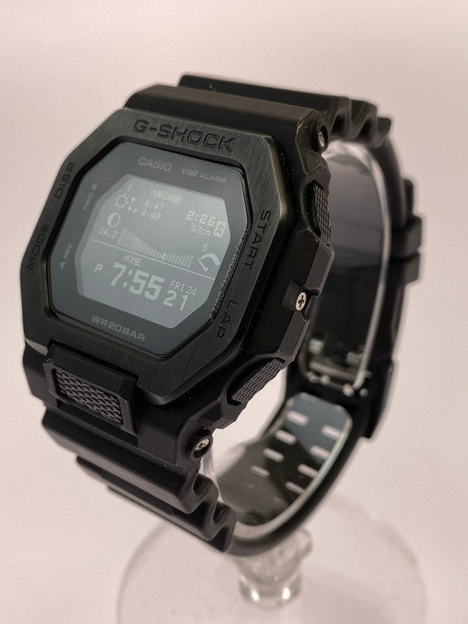 【中古品】【メンズ】 G-SHOCK ジーショック デジタル クオーツ腕時計 GBX-100NS-1ER メンズウォッチ 樹脂バンド  196-250130-em-03-min カラー：ブラック クオーツ ブラック文字盤 万代Net店