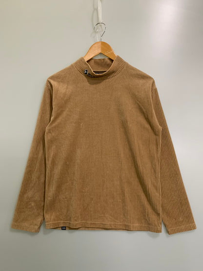 【中古品】【メンズ】 HYSTERIC GLAMOUR ヒステリックグラマー CORDUROY MOCKNECK L/S TOP 02193CS11 コーデュロイ モックネック ロングスリーブ トップス 140-250225-yn-05-min サイズ：S カラー：ブラウン系 万代Net店