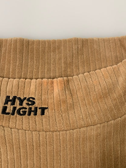 【中古品】【メンズ】 HYSTERIC GLAMOUR ヒステリックグラマー CORDUROY MOCKNECK L/S TOP 02193CS11 コーデュロイ モックネック ロングスリーブ トップス 140-250225-yn-05-min サイズ：S カラー：ブラウン系 万代Net店