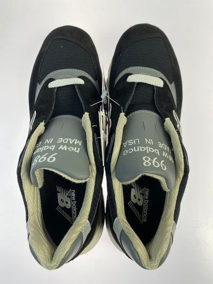 【中古美品】【メンズ】 NEW BALANCE ニューバランス U998BL 998  BLACK 靴 シューズ スニーカー 162-250129-AS-38-min サイズ：27cm カラー：ブラック/グレー 万代Net店