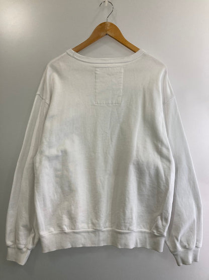 【中古品】【メンズ】 DRIES VAN NOTEN ドリスヴァンノッテン ×MIKA NINAGAWA 20SS CREWNECK SWEAT スウェット トレーナー 141-250125-AS-32-min サイズ：S カラー：ホワイト 万代Net店