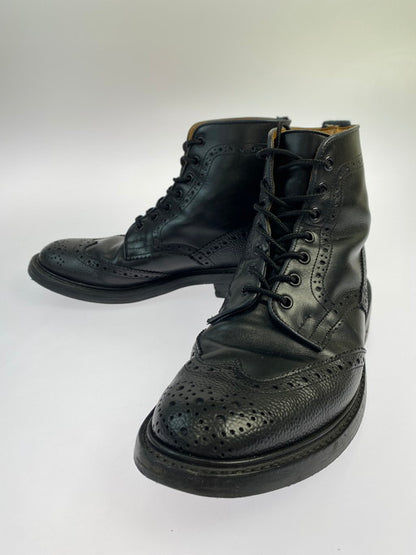 【中古品】【メンズ】 Tricker's トリッカーズ OR GLORY カントリーブーツ 靴 シューズ 164-250129-AS-50-min カラー：ブラック 万代Net店