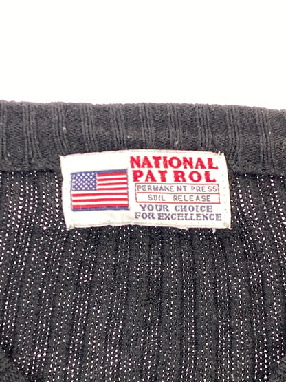 【中古品】【メンズ】 NATIONAL PATROL ナショナル パトロール ニット メンズ トップス 146-260617-KS-24-min サイズ：L カラー：ブラック 万代Net店