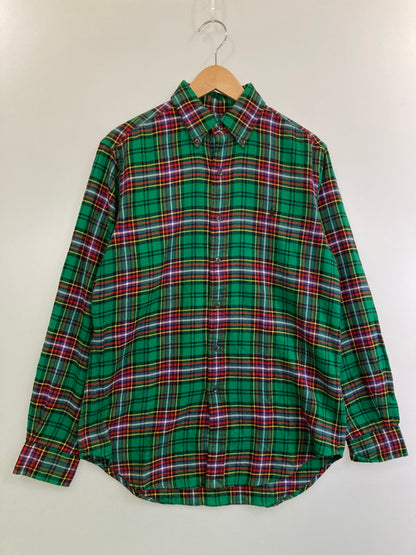 【中古品】【メンズ】 POLO RALPH LAUREN ポロ・ラルフローレン BD SHIRT シャツ トップス 146-250201-ks-46-min サイズ：S カラー：グリーン系 万代Net店