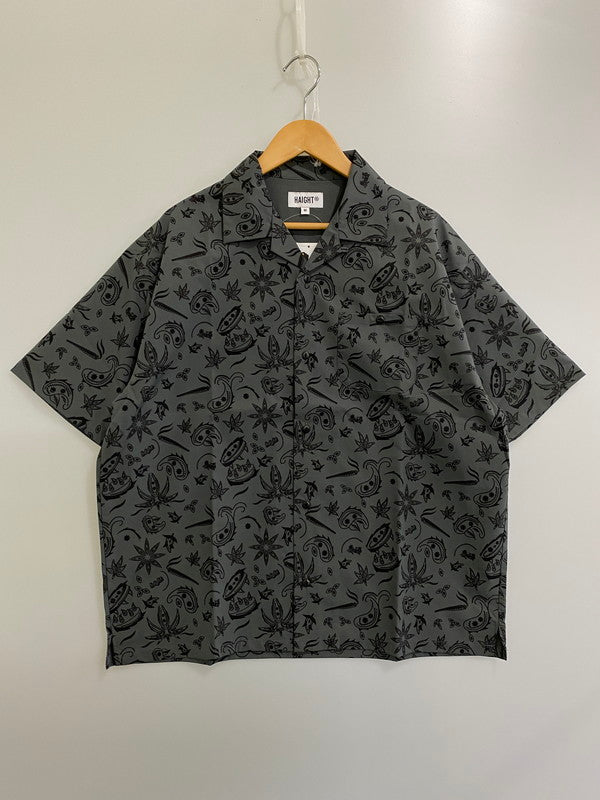 【中古美品】【メンズ】 HAIGHT ヘイト HTYZ-244001 ×YARZ OPEN COLLAR SHIRT カラーシャツ トップス 142-250126-ks-12-min サイズ：M カラー：グレー 万代Net店