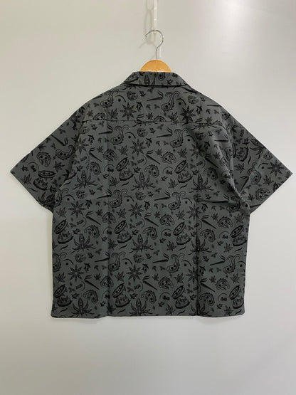 【中古美品】【メンズ】 HAIGHT ヘイト HTYZ-244001 ×YARZ OPEN COLLAR SHIRT カラーシャツ トップス 142-250126-ks-12-min サイズ：M カラー：グレー 万代Net店