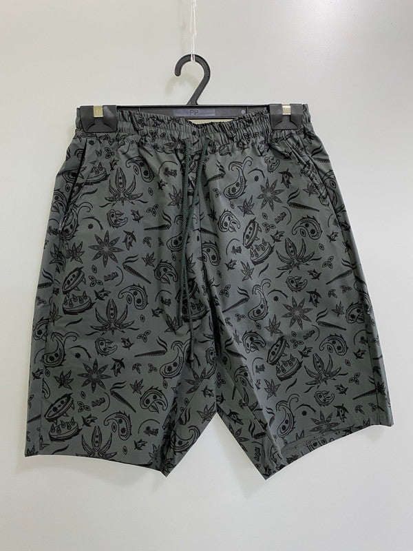 【中古美品】【メンズ】 HAIGHT ヘイト HTYZ-245001 ×YARZ PAISLEY SHORTS ショーツ 半ズボン 153-250126-ks-13-min サイズ：M カラー：グレー 万代Net店