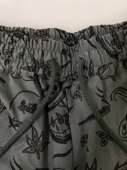 【中古美品】【メンズ】 HAIGHT ヘイト HTYZ-245001 ×YARZ PAISLEY SHORTS ショーツ 半ズボン 153-250126-ks-13-min サイズ：M カラー：グレー 万代Net店