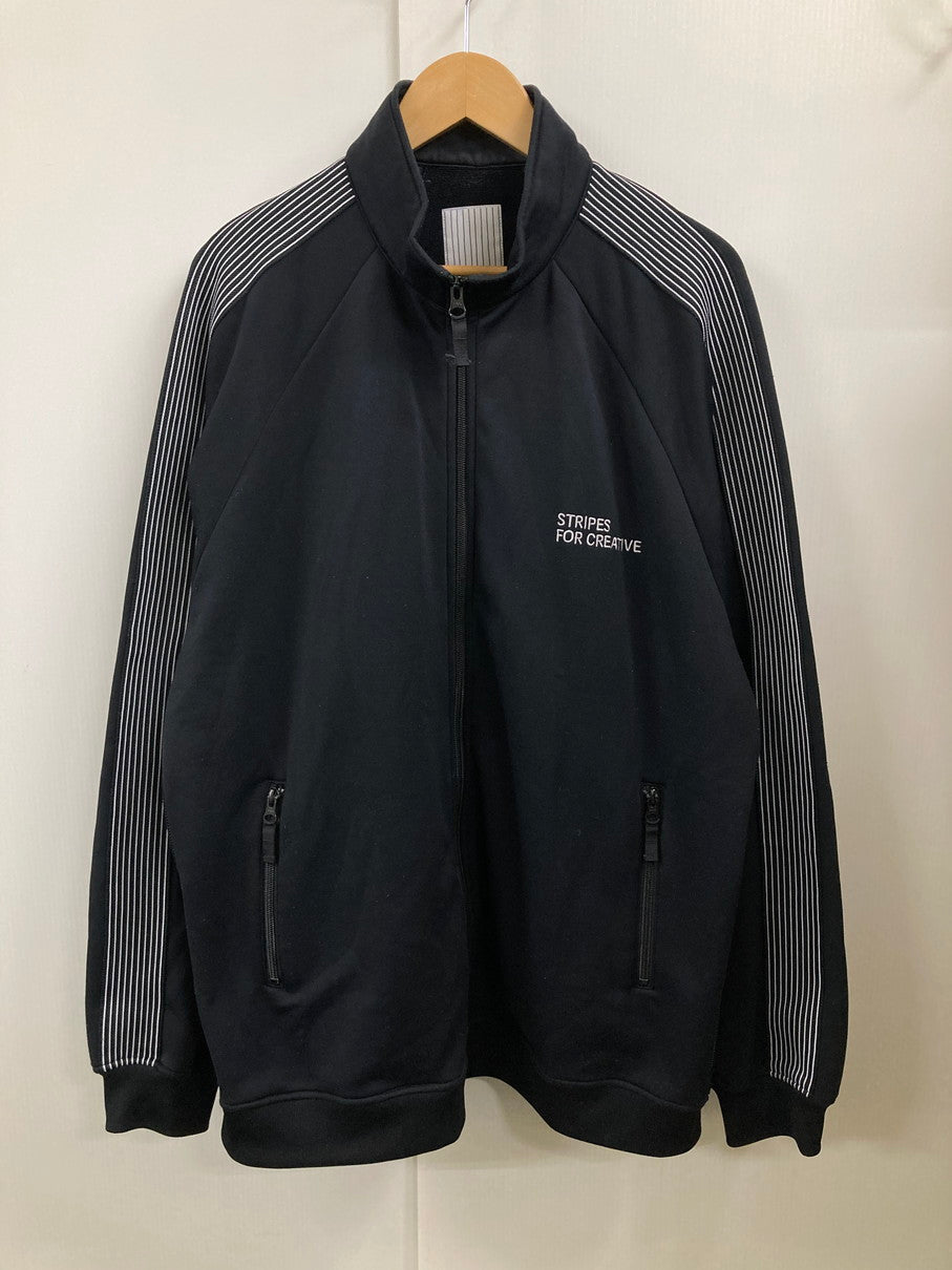 【中古品】【メンズ】  STRIPES FOR CREATIVE ストライプ フォー クリエイティブ TRACK JACKET トラックジャケット トップス  140-250128-jt-22-min サイズ：XXL カラー：ブラック 万代Net店