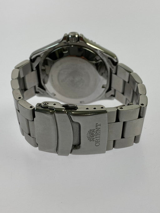 【中古品】【メンズ/レディース】 ORIENT オリエント ダイバーズウォッチ 自動巻き AA02-C1-B B9500193 メンズ 腕時計  197-250130-em-05-min カラー：シルバー 自動巻き ブルー文字盤 万代Net店